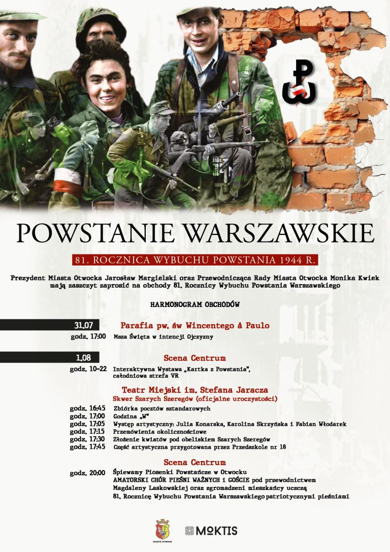 Obchody 81. rocznicy wybuchu Powstania Warszawskiego